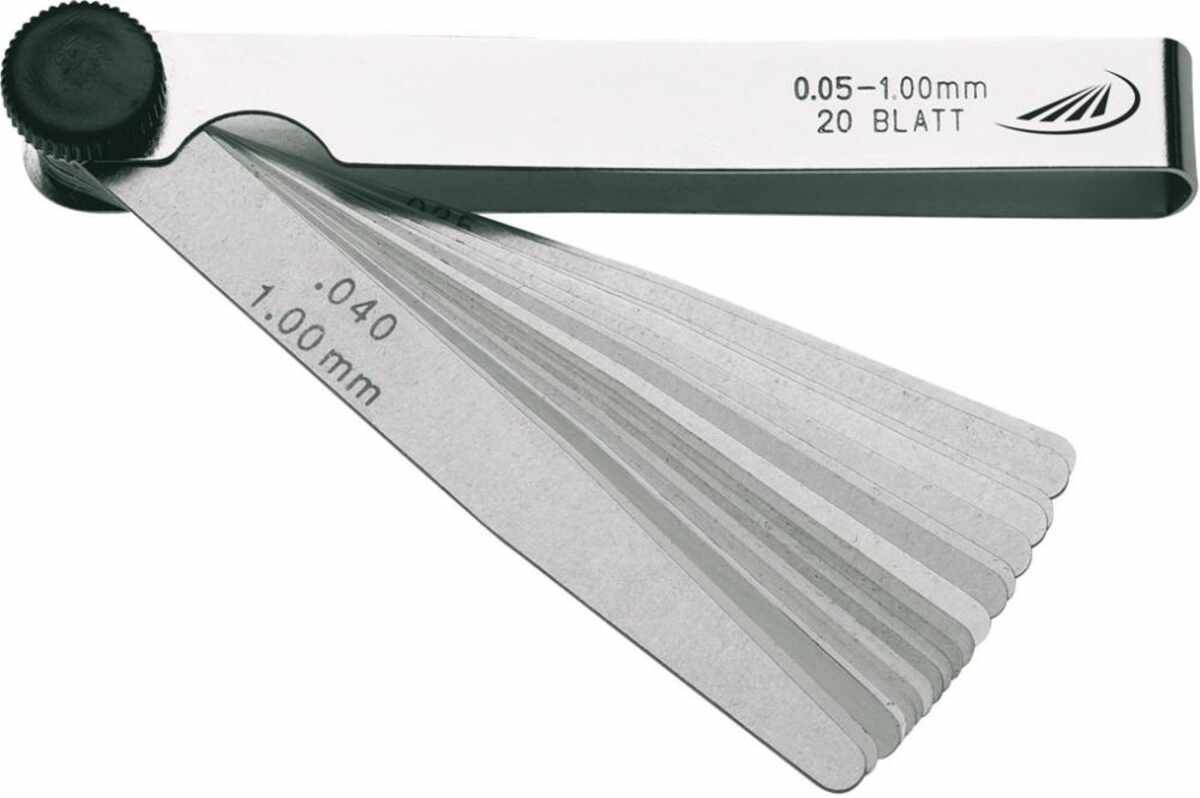 Präz.-Fühlerlehre 20Blatt0,05-1,0 mm HP