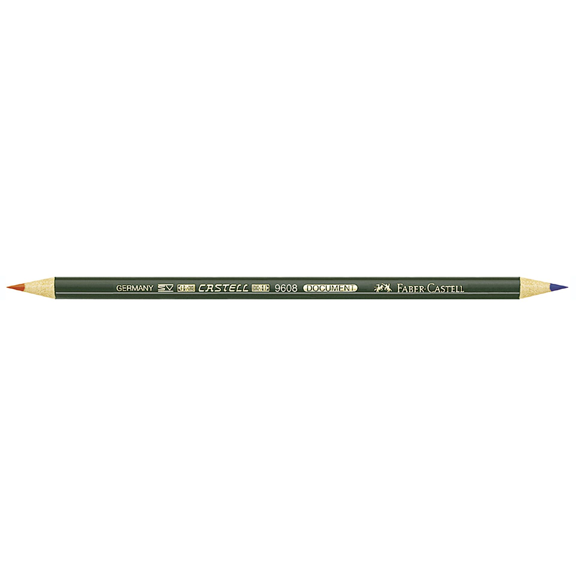 Kopierstift CASTELL DOCUMENT 9608 2mm rot/blau