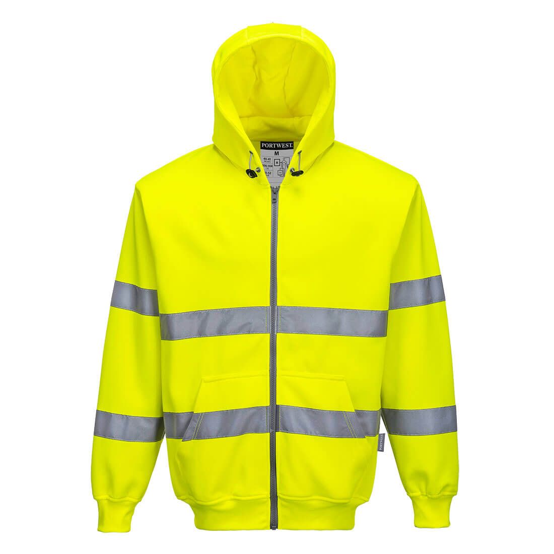 Portwest B305 Warnschutz-Hoodie, Gelb, Gr. M