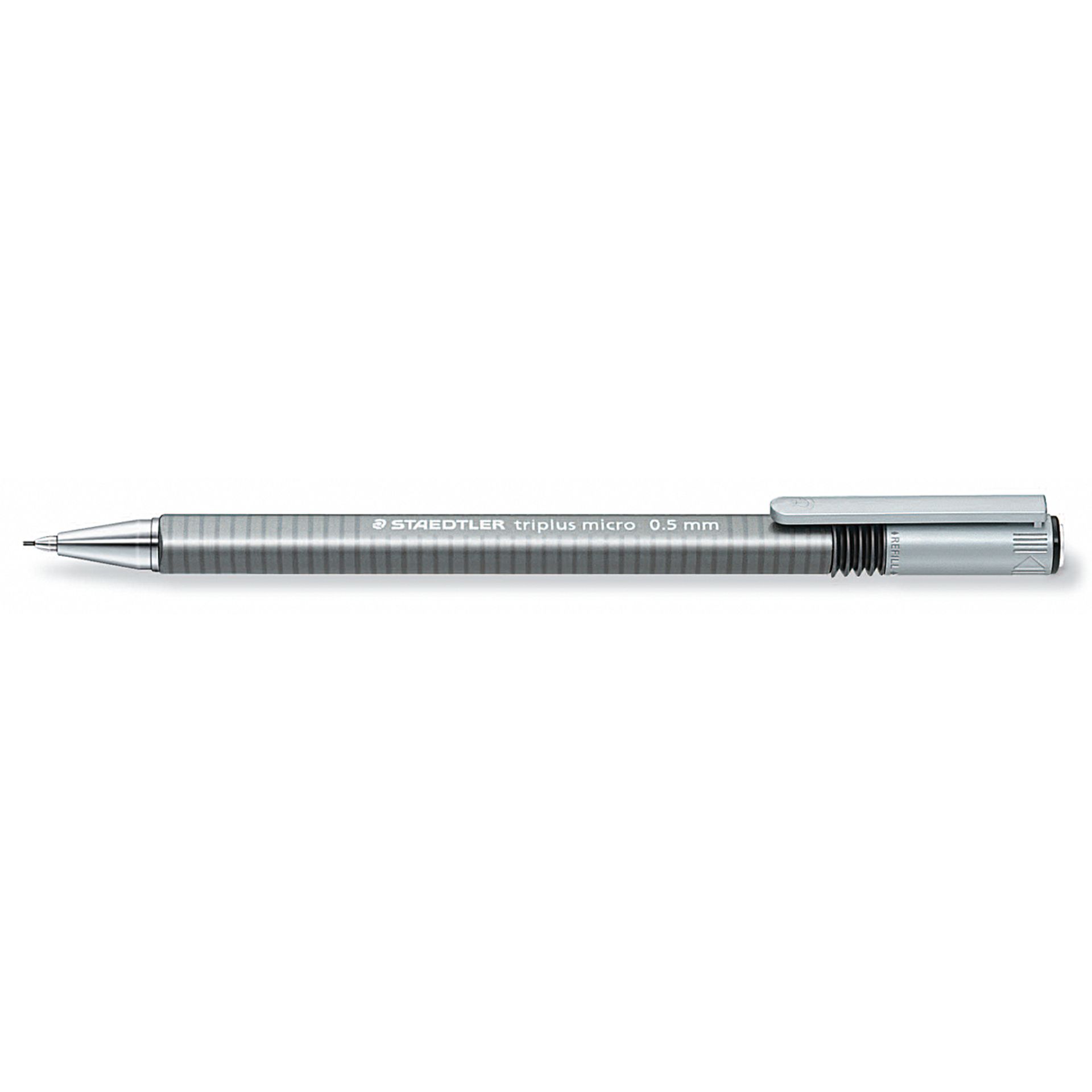 Druckbleistift triplus micro 0,5mm B +Radierer grau