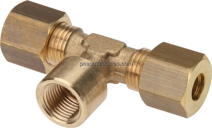 T-Klemmringverschraubung G 1/8"-4 (M8x1)mm, Messing