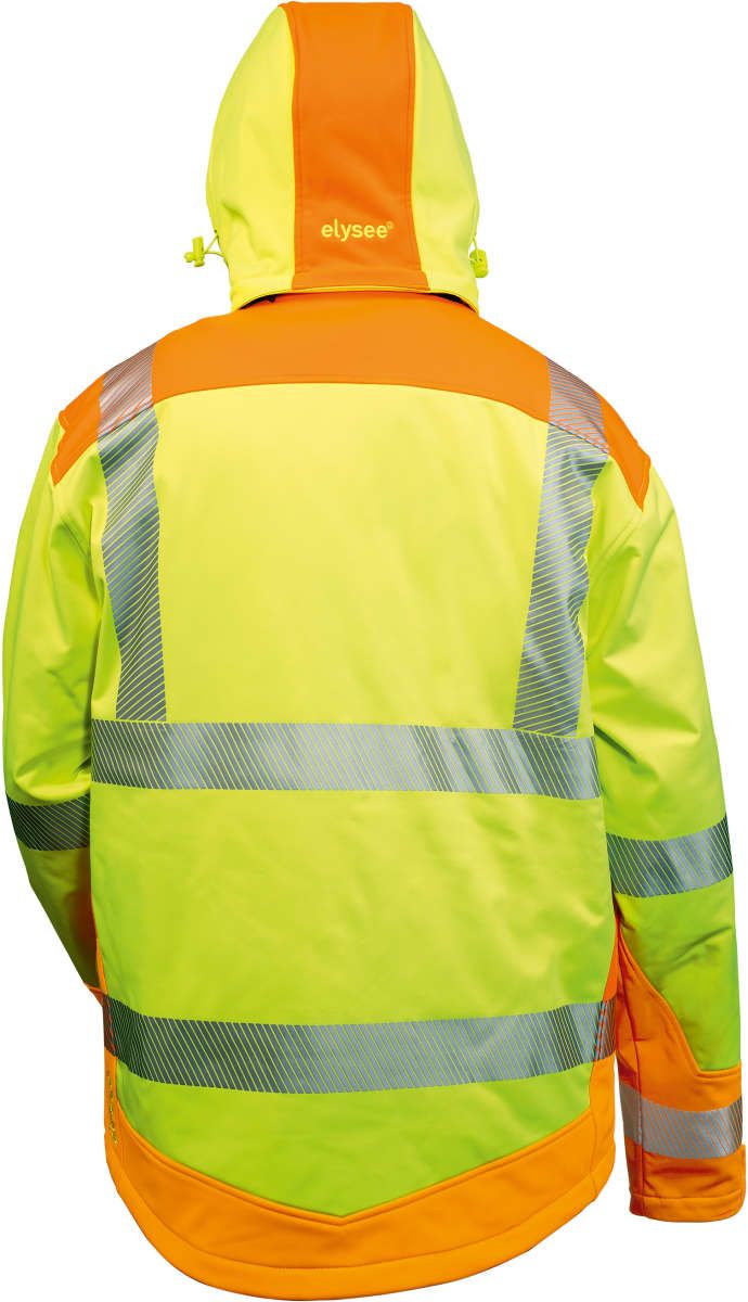 Warnjacke Rickmer, Softshell,2XL,gelb/orange
