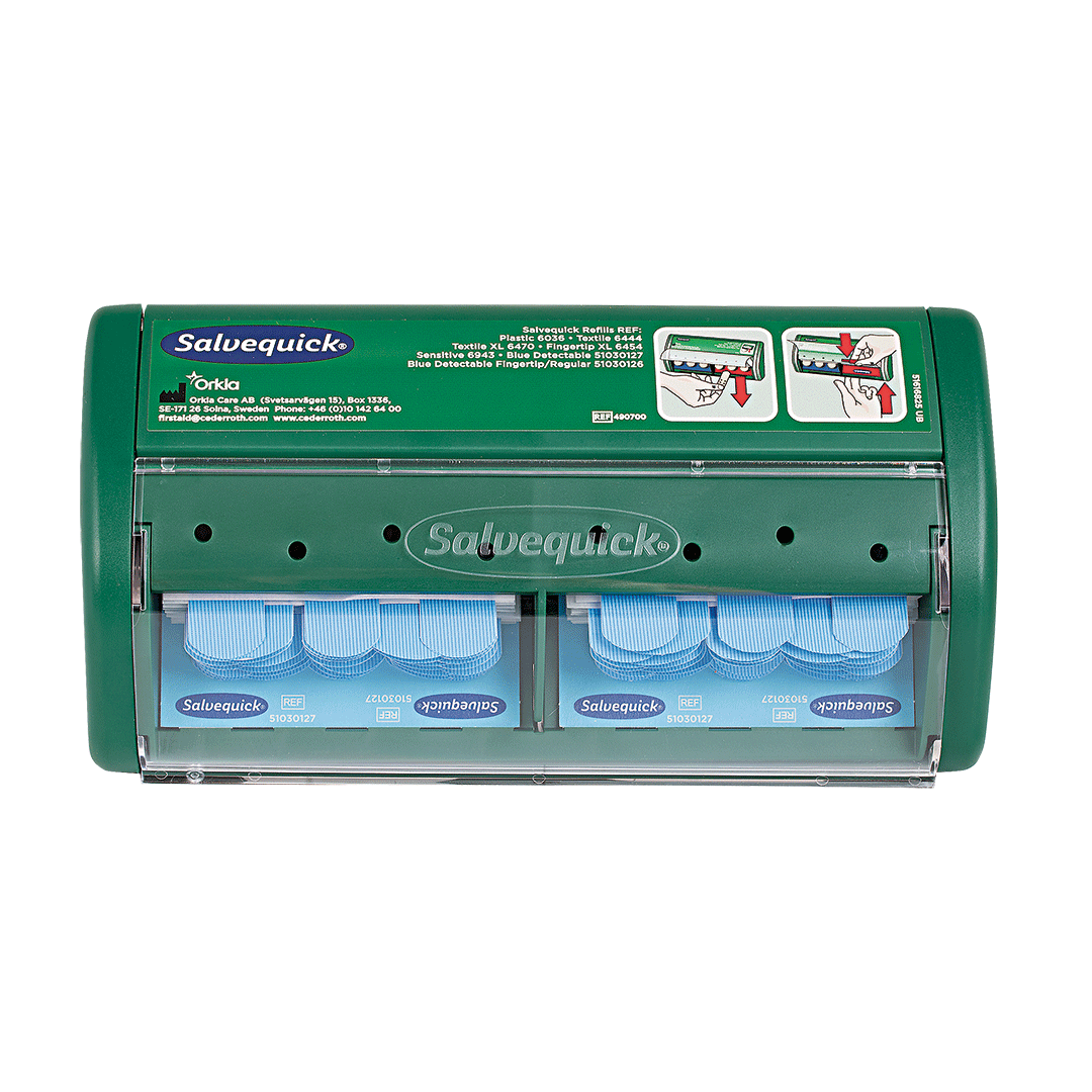 Pflasterspender Salvequick detectable Refill 51030130 incl 2 x Pflaster Refill 51030127
