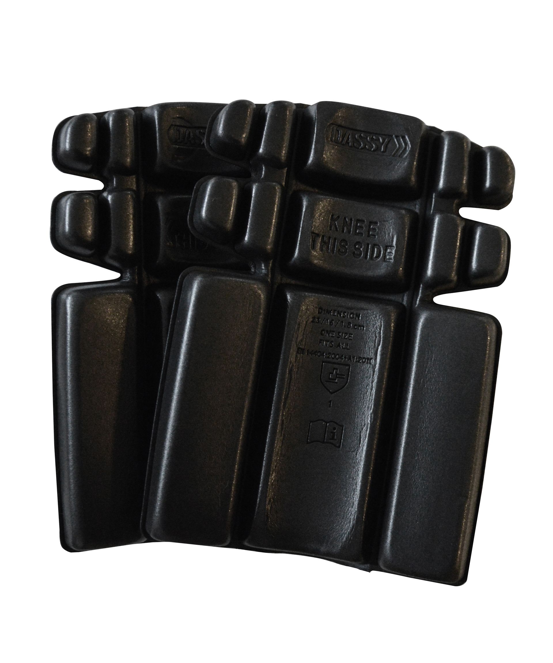 DASSY® Cratos - Zertifizierte Knieschützer (Typ 2, Level 1) - schwarz, Gr. UNI