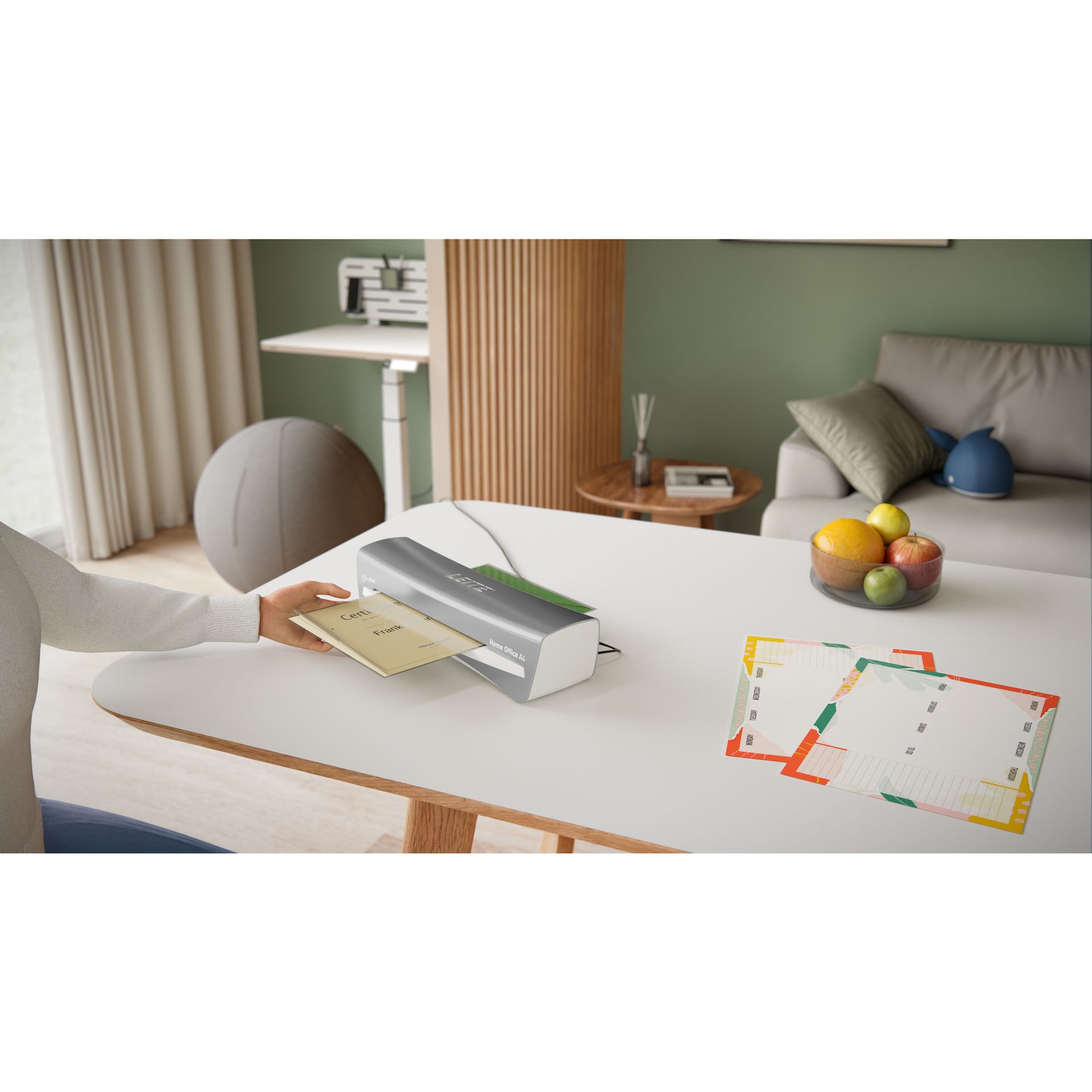Laminiergerät iLAM HomeOffice DIN A4 weiß/grau