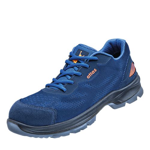 Atlas FLASH 1000 Sicherheitshalbschuh S1 ESD, Blau, Gr. 37, Weite 10