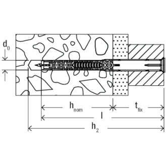 Fischer Rahmendübel 10X100T