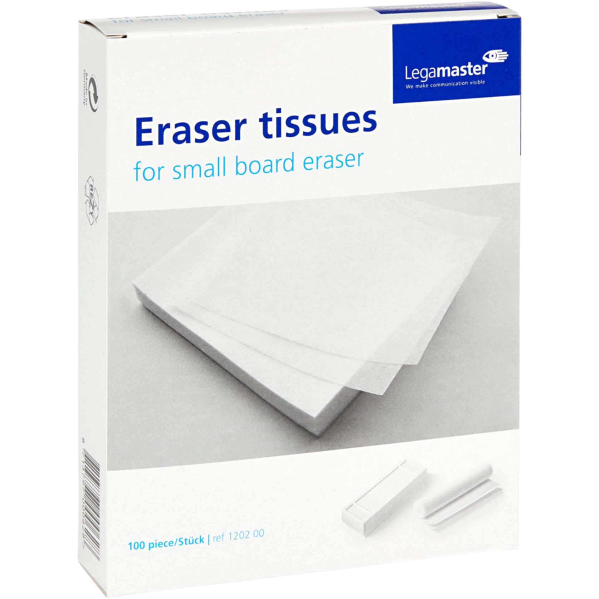 Löschpapier 6,5x13,7cm weiß 100 Bl./Pack.