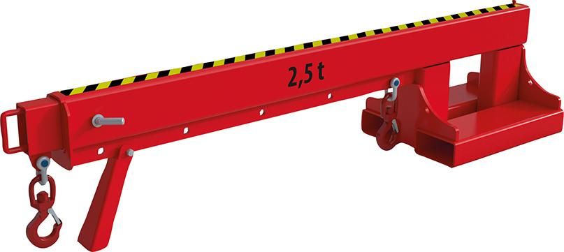 Teleskop-Lader KT 2,5 lackiert, Feuerrot 2160x490x480mm
