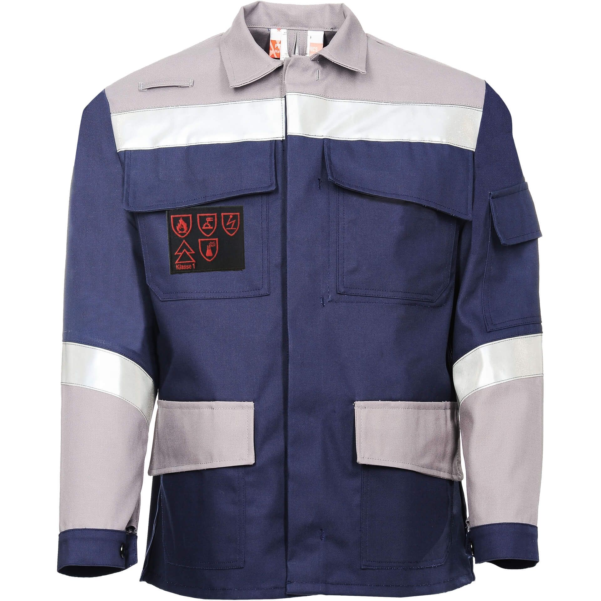 Multinorm-Jacke MU1JA23, blau/grau, Gr. 44
