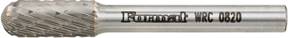 Frässtift HM Walzenrundform 0820 C 6mm 8x20mm FORMAT