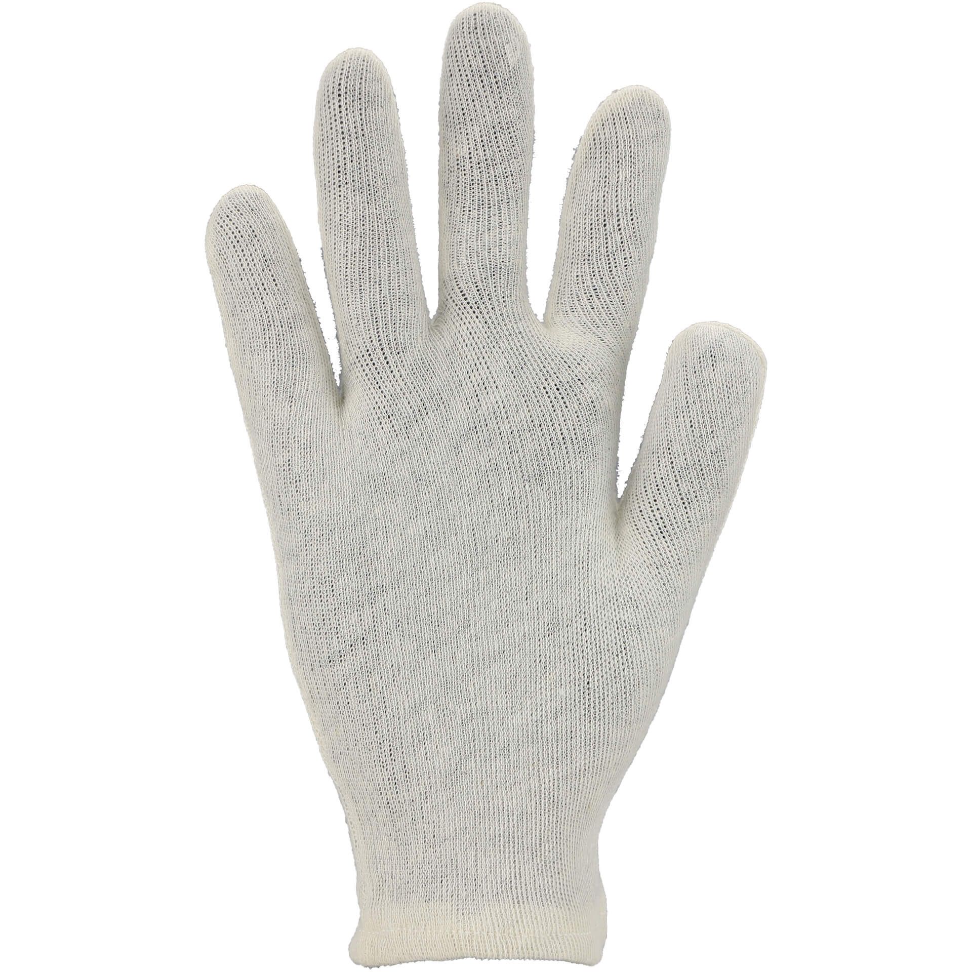 Baumwoll-Trikot-Handschuh BTD, weiß, Gr. 8