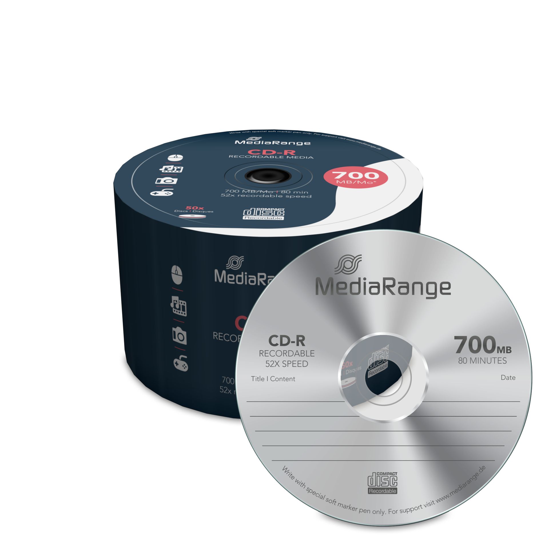 CD-R   52x 700MB 50St