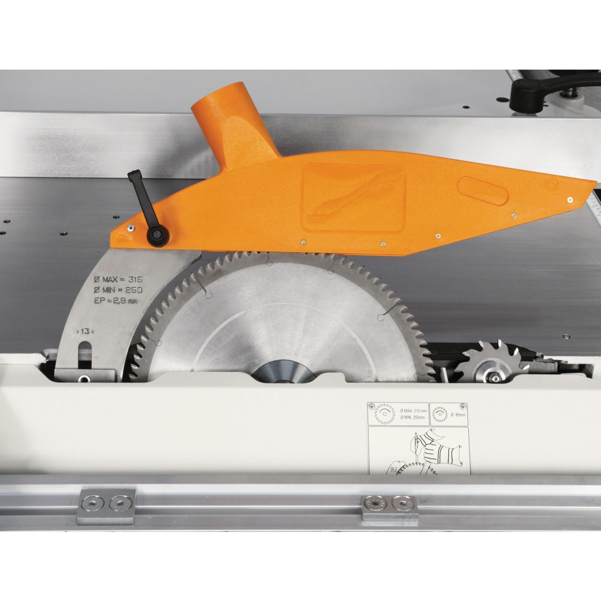 Formatkreissäge Holzkraft minimax sc 2c mit Vorritzeinrichtung