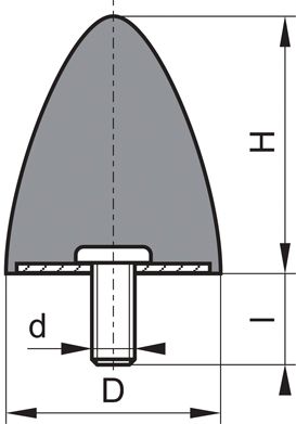 Gummi Anschlag Puffer