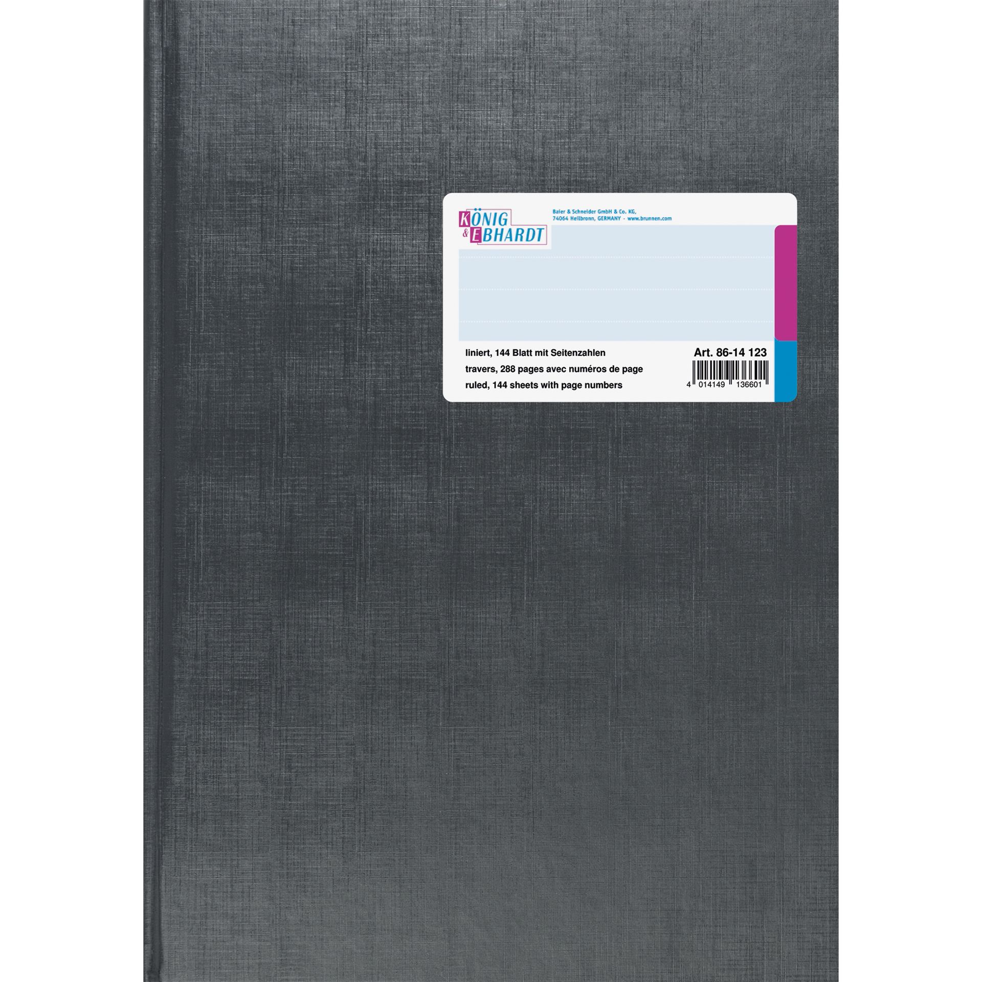 Geschäftsbuch A4 liniert 144Bl
