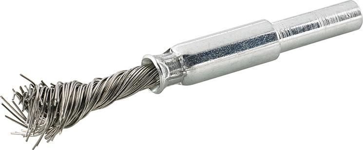 Pinselbürste rostfrei gezopft 6mm 10x26x0,25mm FORMAT
