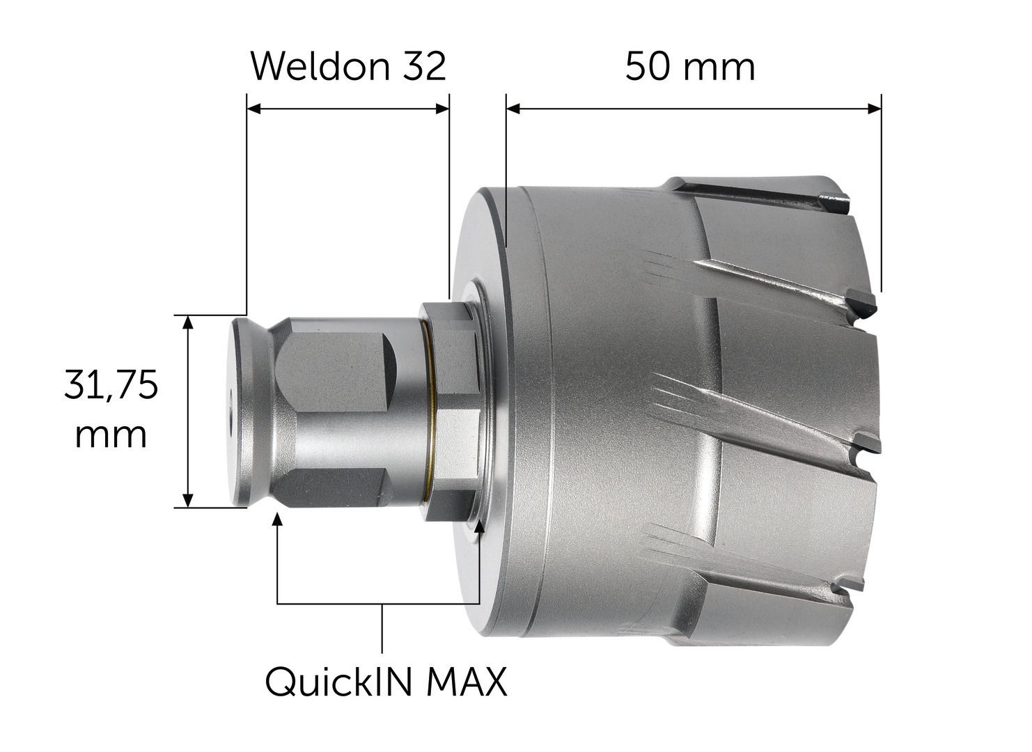 Kernbohrer HM QuickIn MAXØ 50x50mm Fein