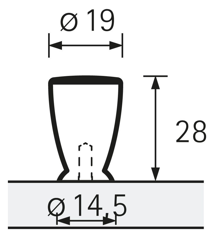 HETTICH Knopf Novae