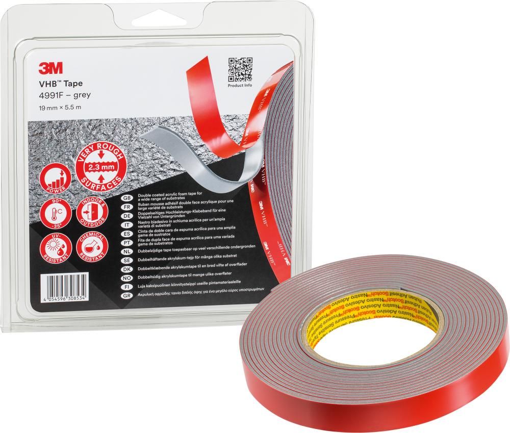 3M 4991F doppelseitig VHB grau 19mmx5.5m
