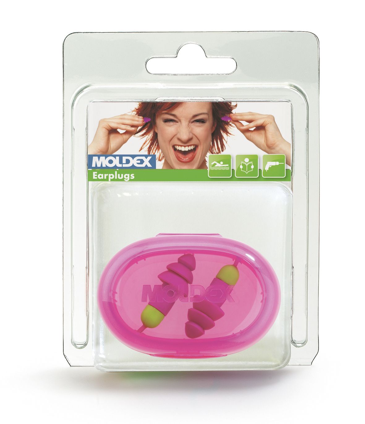 Wiederverwendbare Gehörschutzstöpsel Rockets Cord, ein Paar im PocketPak/Blister SNR 29 dB