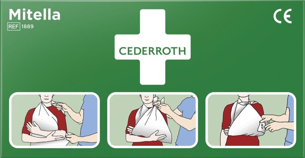 Bandage/Kompr.f. Arm/Kopf2 Stck. Mitellen