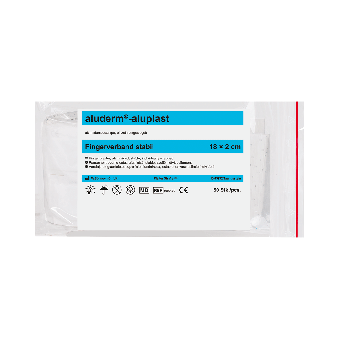 aluderm®-aluplast stabil Fingerverband 18 x 2 cm  50 Stück