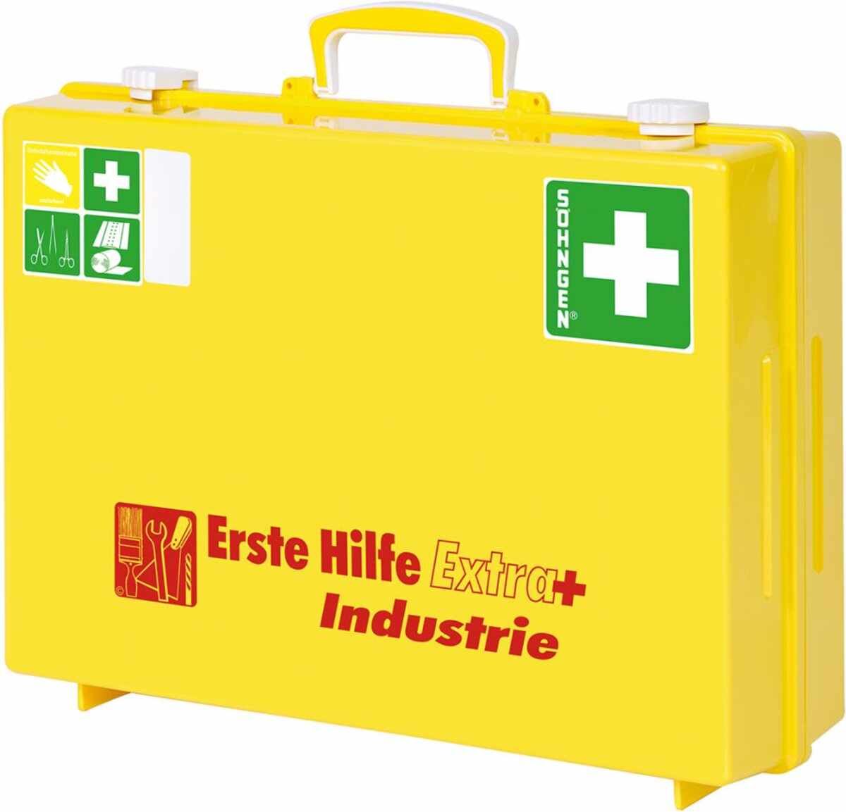 Erste-Hilfe-Koffer Extra+Industrie, DIN 13157,gelb