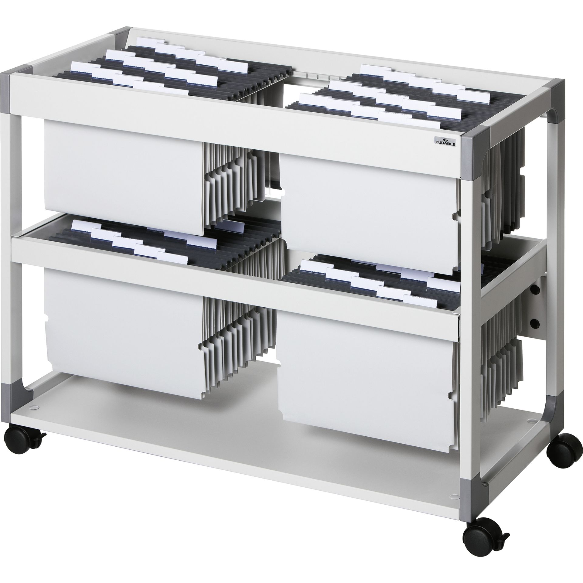 Hängemappenwagen TROLLEY 200 MULTI DUO lichtgrau