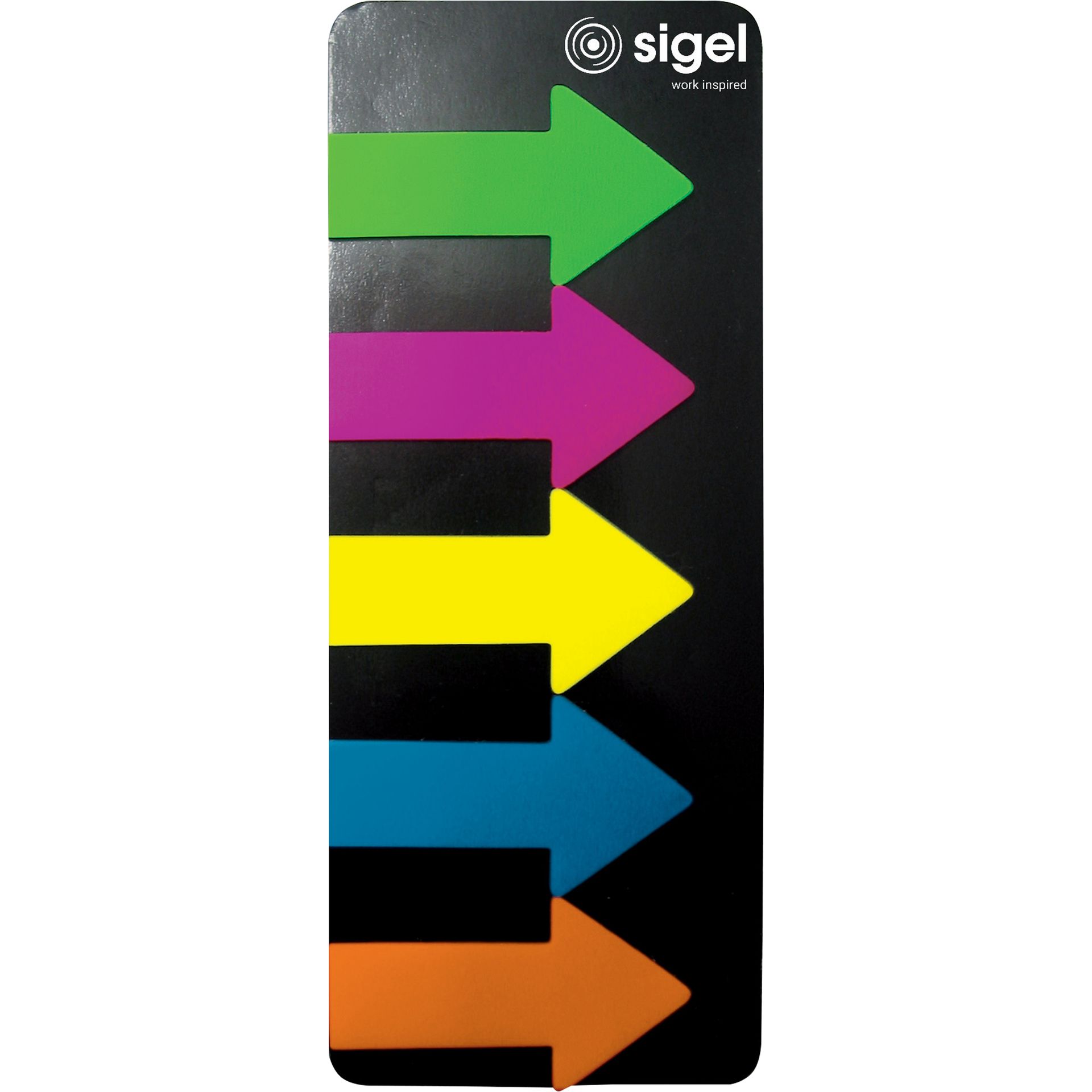 Haftmarker Big Arrow  55x137mm sort 125Bl