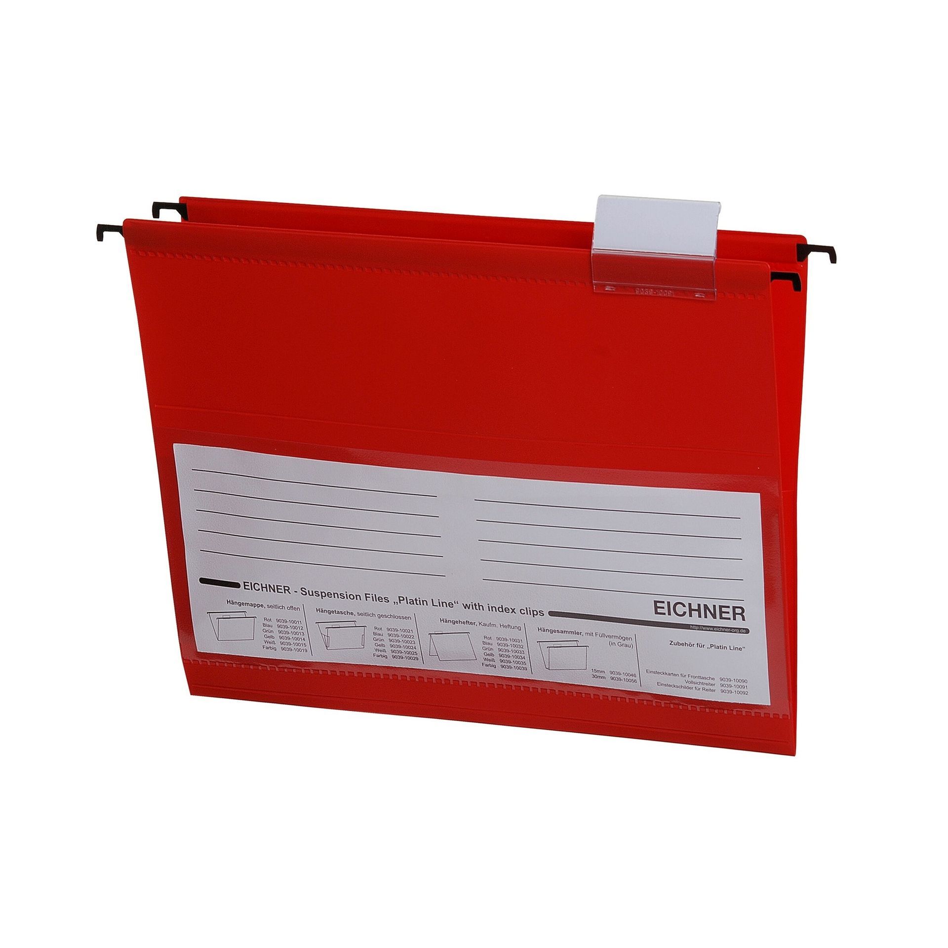 Hängemappe Platin Line seitl geschl rt 10St
