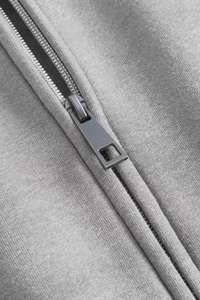 Sweatjacke heavy, heather grey, Gr. L Promodoro