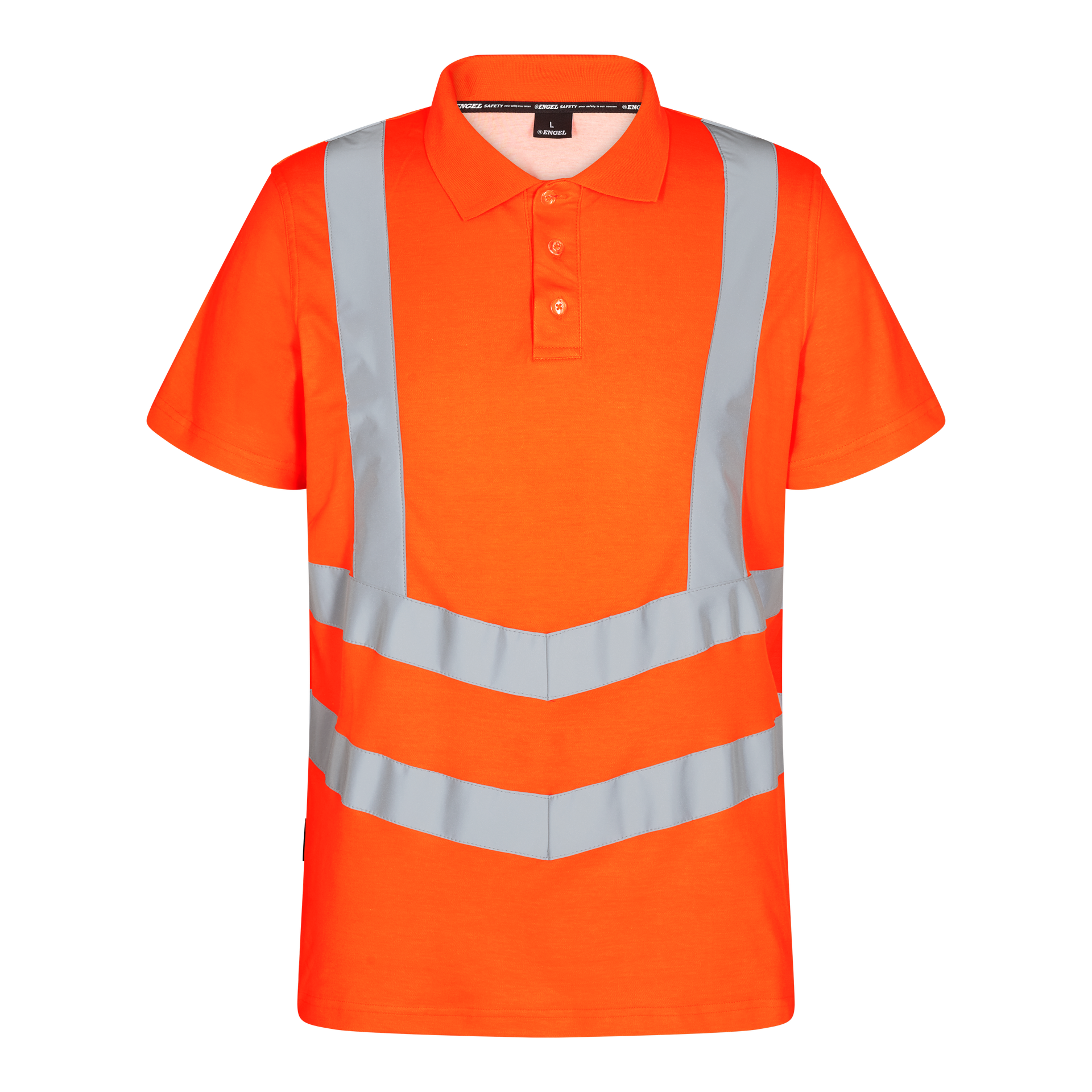 Safety Poloshirt Hi-vis Orange, Gr. L