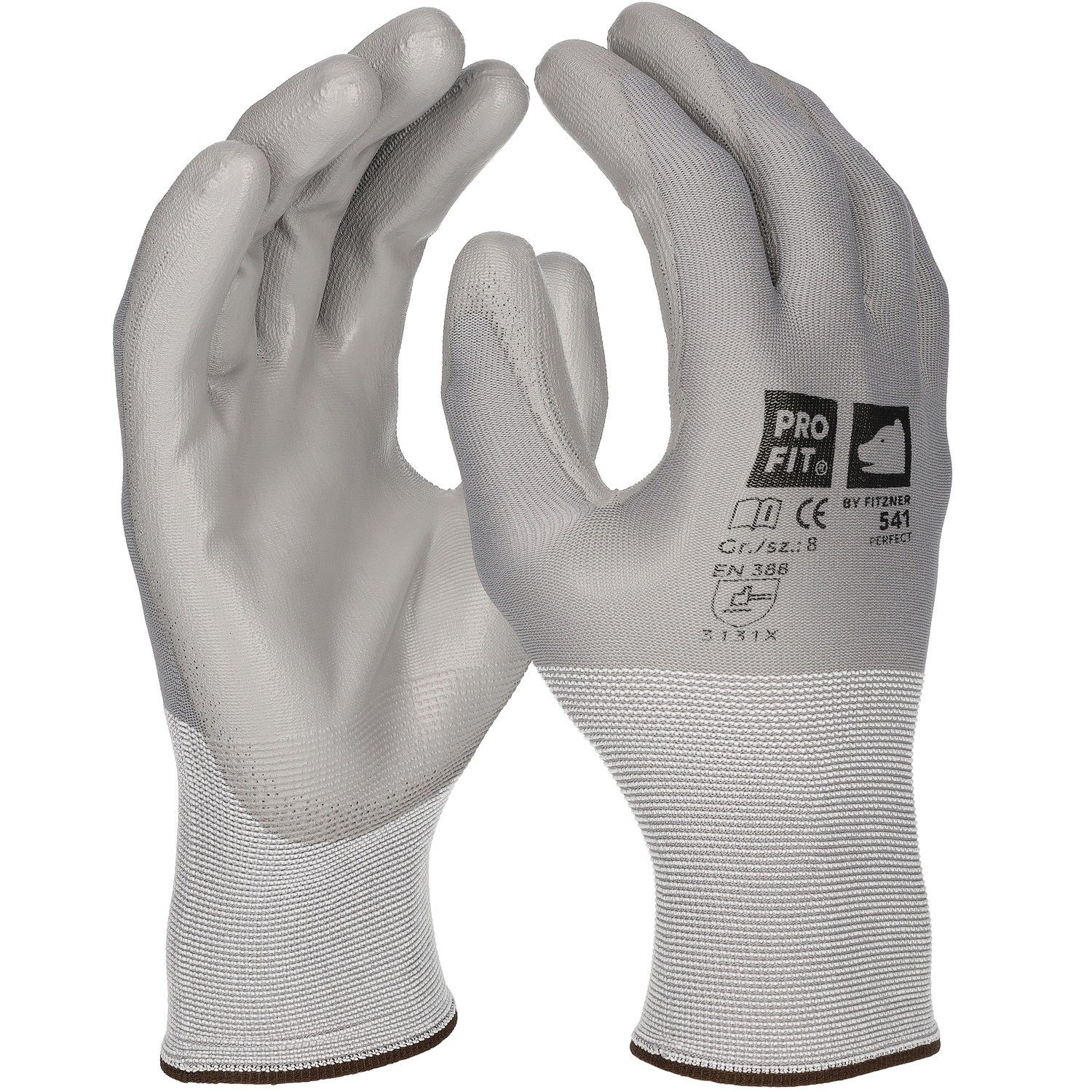 PU Handschuh "Perfect",grau 10