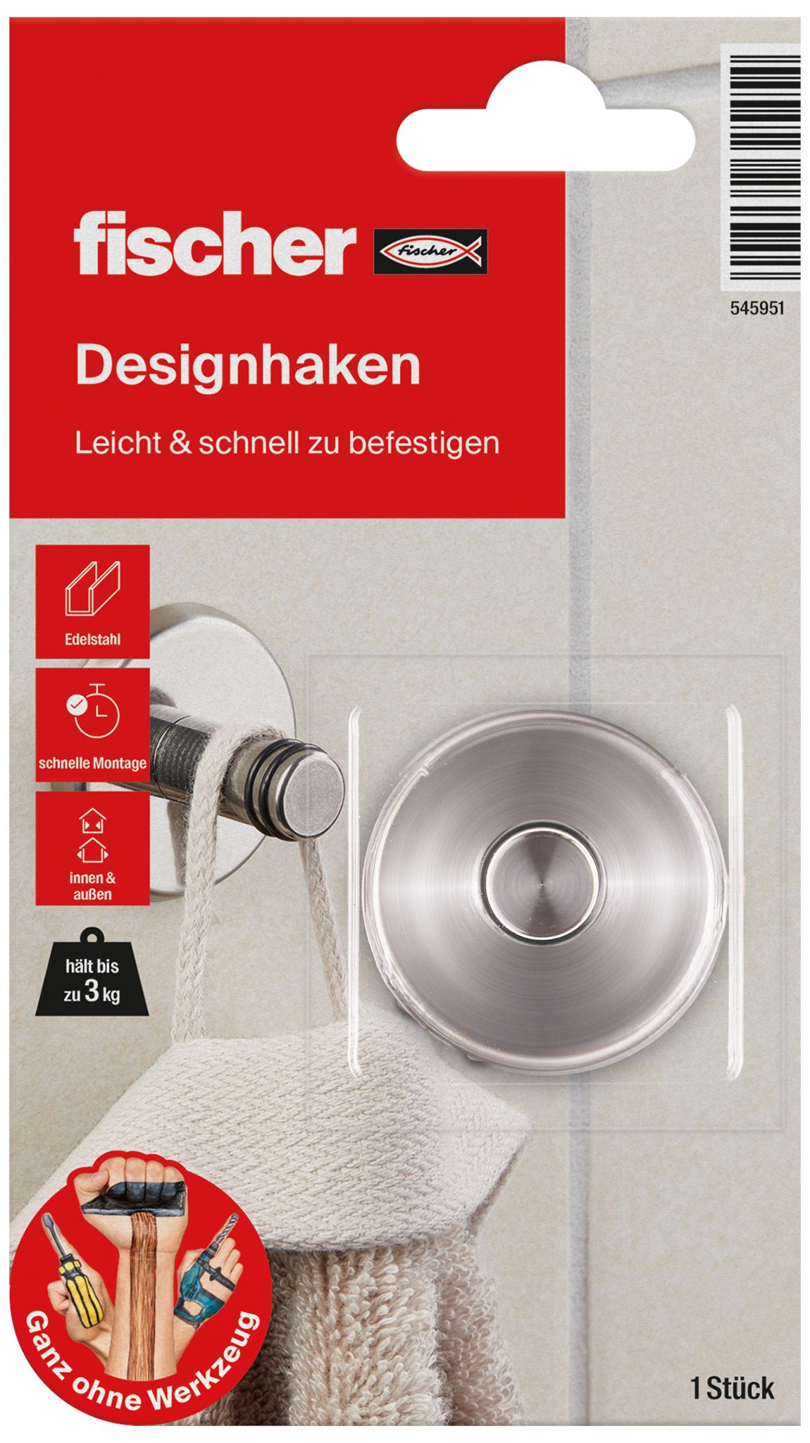 GOW Designhaken max. 3kg