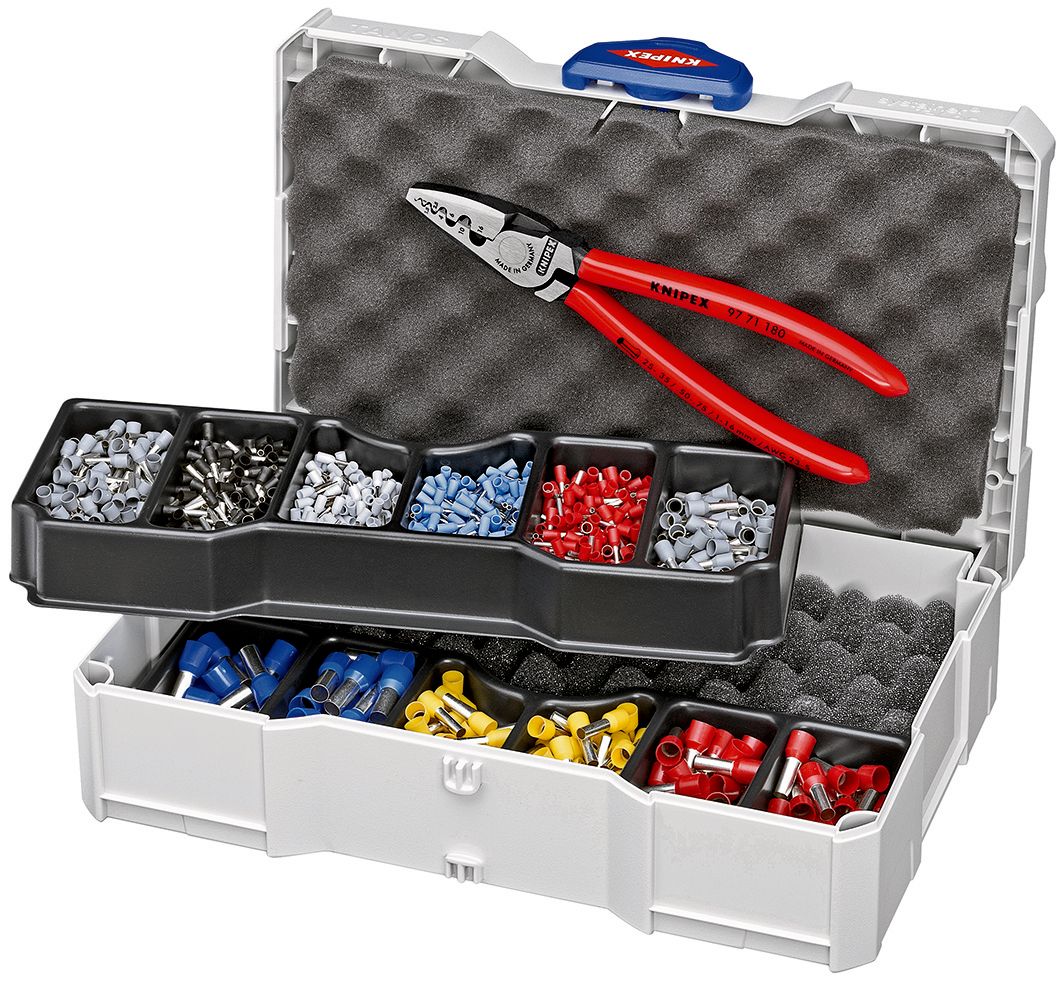 KNIPEX Crimp-Sortiment für Aderendhülsen 265 mm