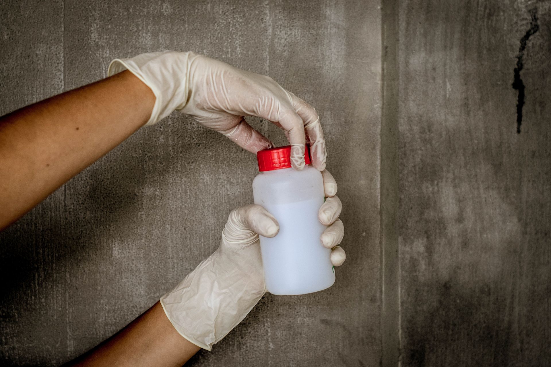 NITRAS IDEAL CARE, Latex-Einmalhandschuhe, naturfarben, Box à 100 Stück