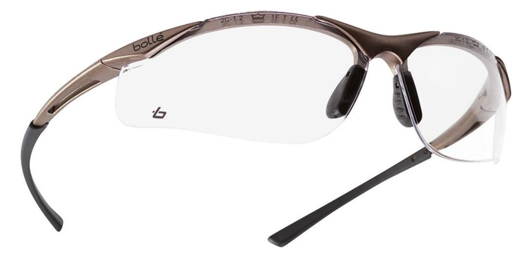 bollé Schutzbrille, schwarz