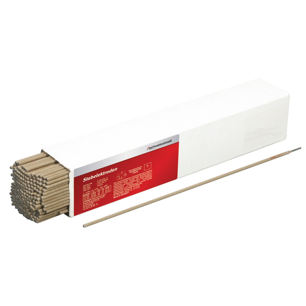Stabelektrode Schweisskraft B(R)10 2,5 x 350 mm