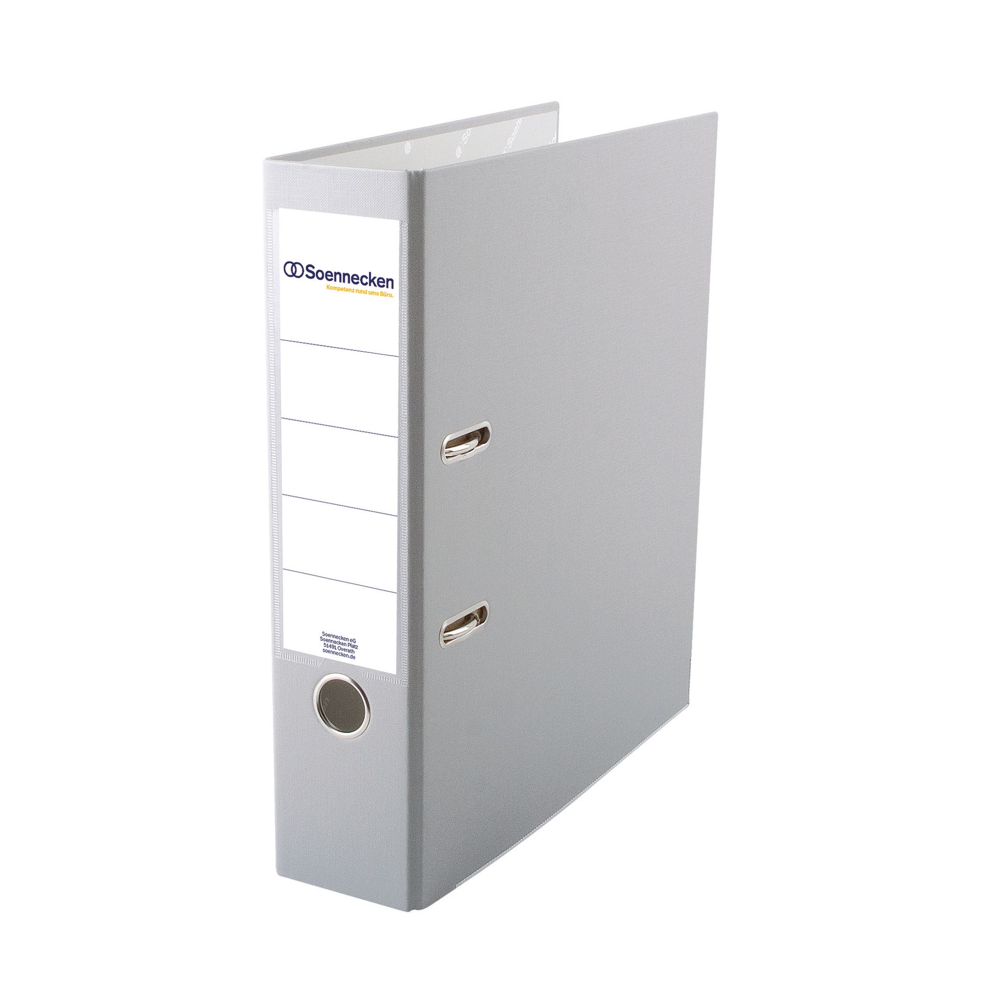 Ordner DIN A4 80mm PP grau