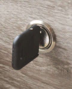 Zylinderkern, mit 1 Klappschl. + 1 Schlüssel, A002