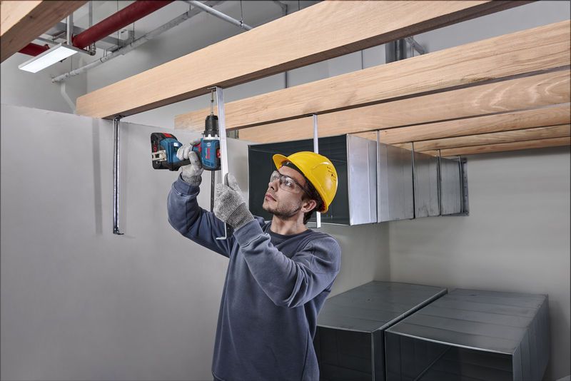 Bosch Akku-Bohrschrauber GSR 18V-65, 2 x Akku GBA 18V 5.0Ah, L-BOXX 136