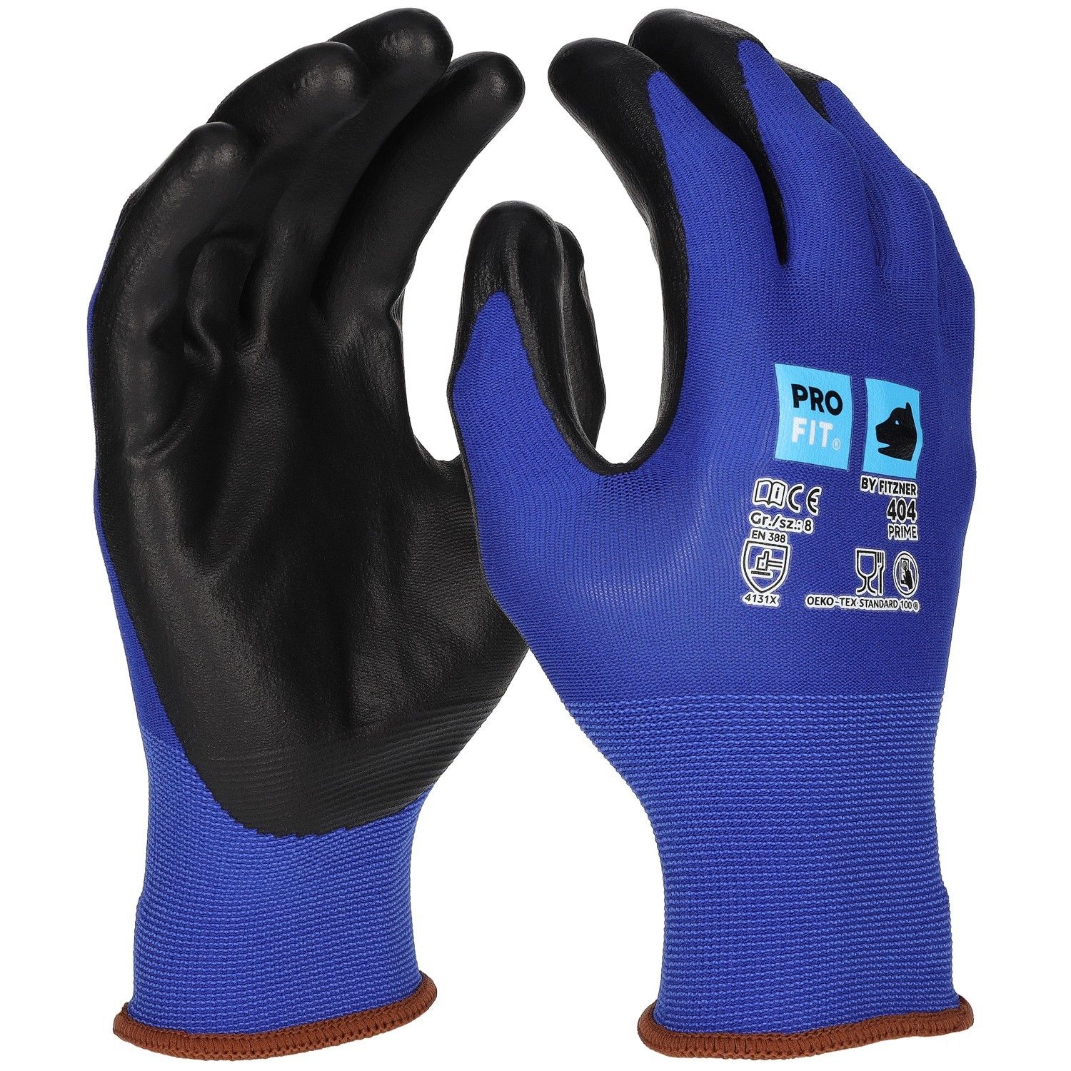 Polymer-p Montagehandschuh,"Prime", blau/schwarz 10