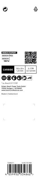 BOSCH Säbelsägeblatt, (VE: 1 Stück)