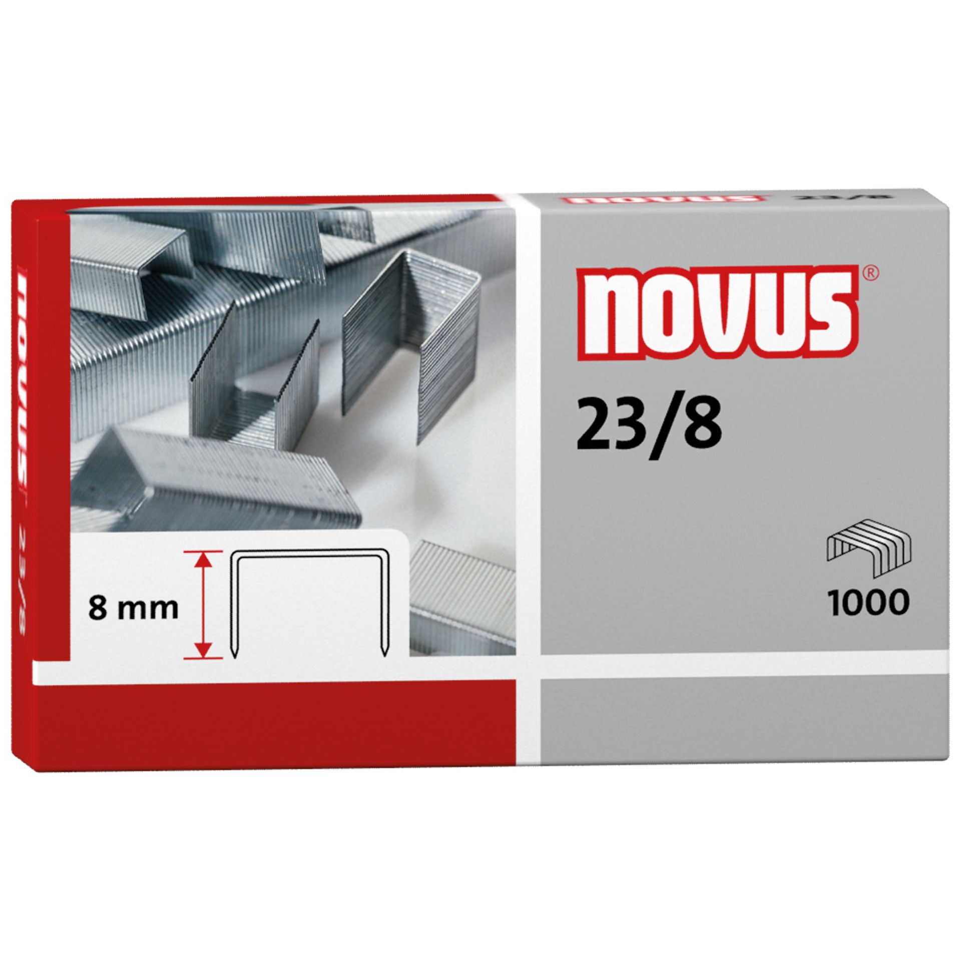 Heftklammer 23/8 verzinkt 1.000 St./Pack.