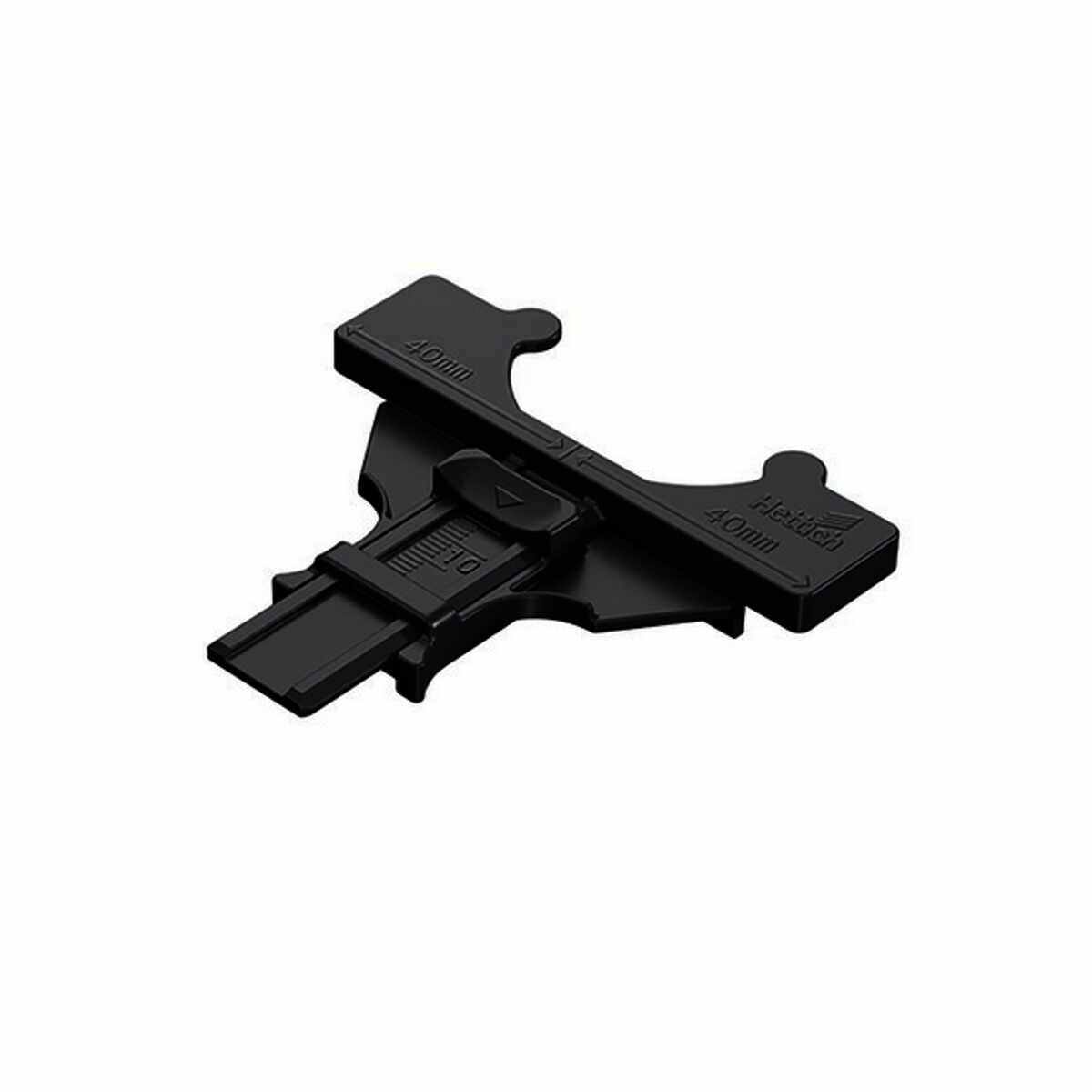Positionierhilfe für Adapter zur Klebemontage