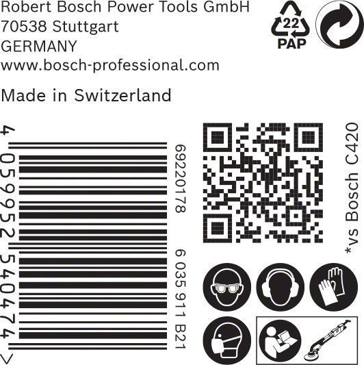 Bosch EXPERT M480 Schleifnetz