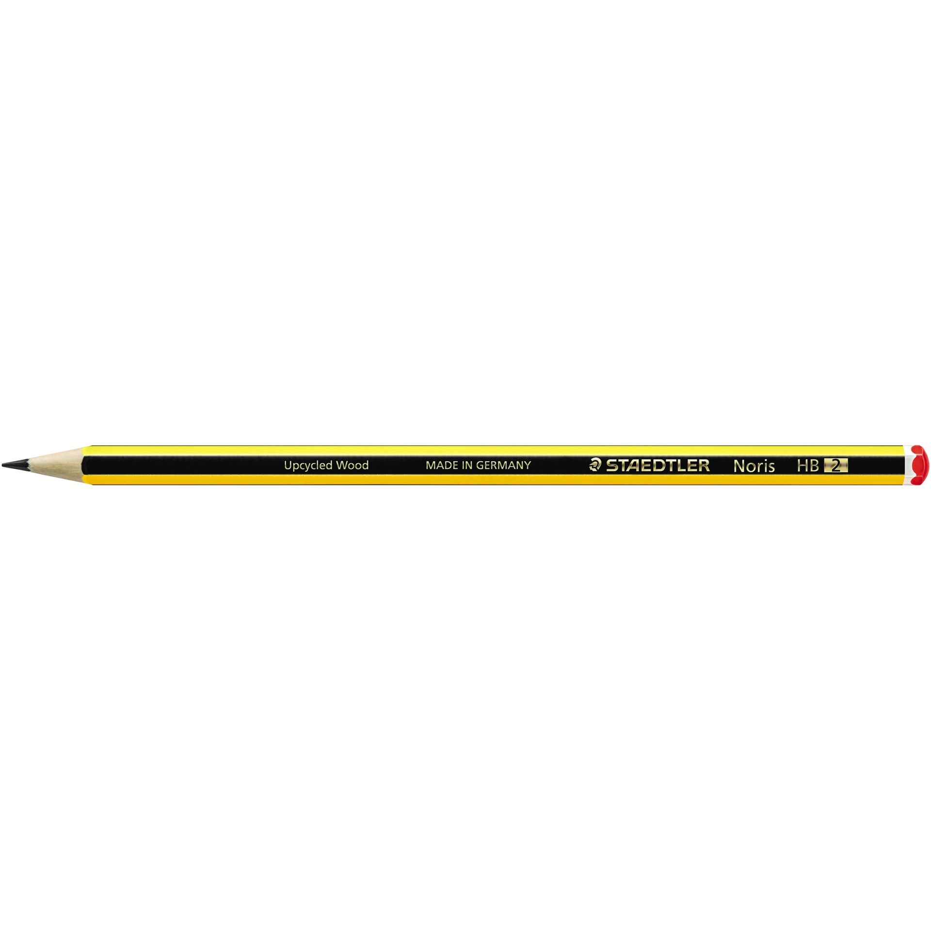Bleistift Noris HB sechskantform gelb/schwarz