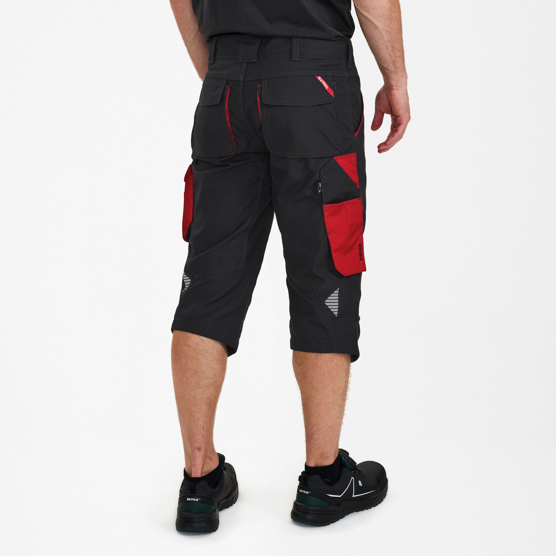 Galaxy 3/4-Hose Anthrazit Grau/Tomato Red, Gr. 42