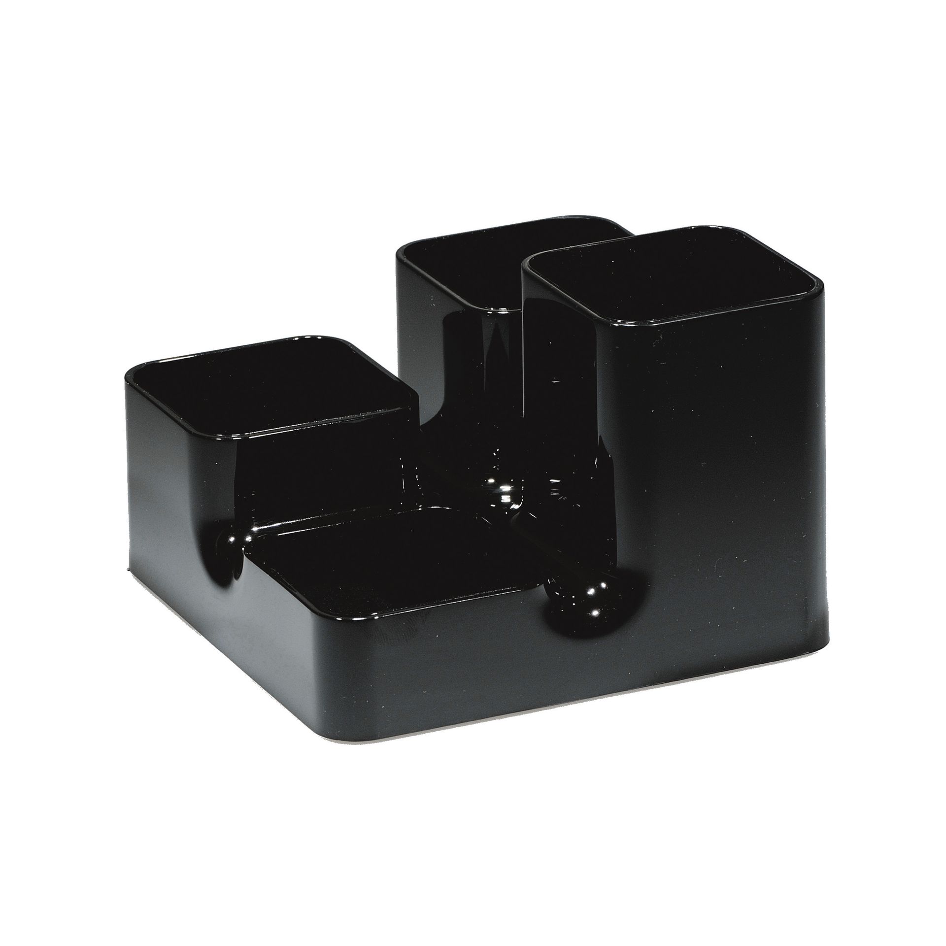 Multiköcher Uni-Buttler  13x9x13cm 4xFach sw